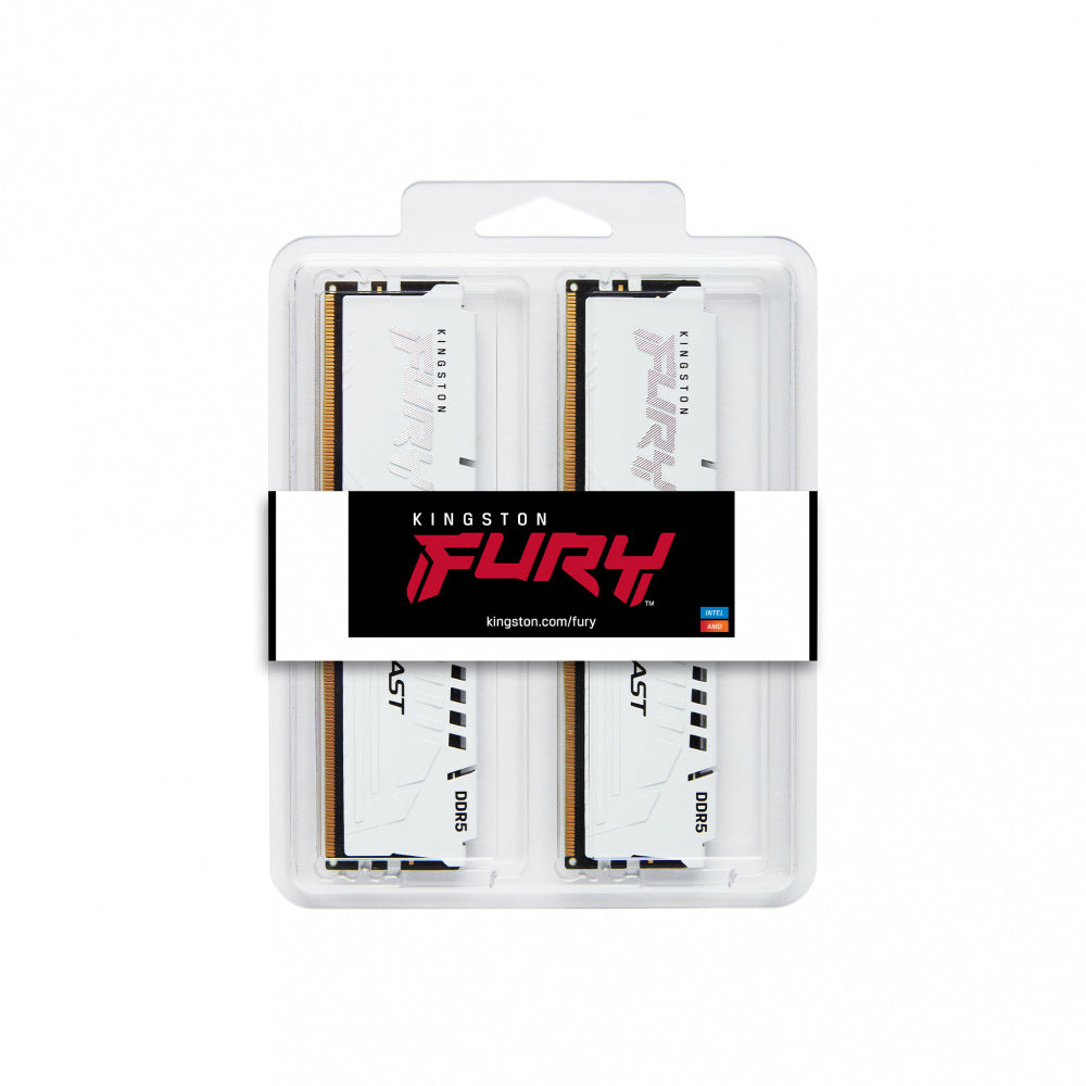 Memoria Ddr5 Kingston Fury Blanco 32Gb 6000Mhz Ex K2 (KF560C36BWE2K2-32)
