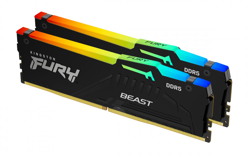 Memoria Ddr5 Kingston Furyb 32Gb 6000Mhz Rgb Ex K2 (Kf560C36Bbe2Ak2-32)