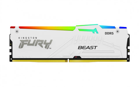 Memoria Ddr5 Kingston Furyb Blanco 16Gb 6000Mhz Rgb Ex (Kf560C36Bwe2A-16)
