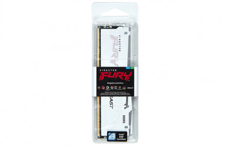 Memoria Ddr5 Kingston Furyb Blanco 16Gb 6000Mhz Rgb Ex (Kf560C36Bwe2A-16)