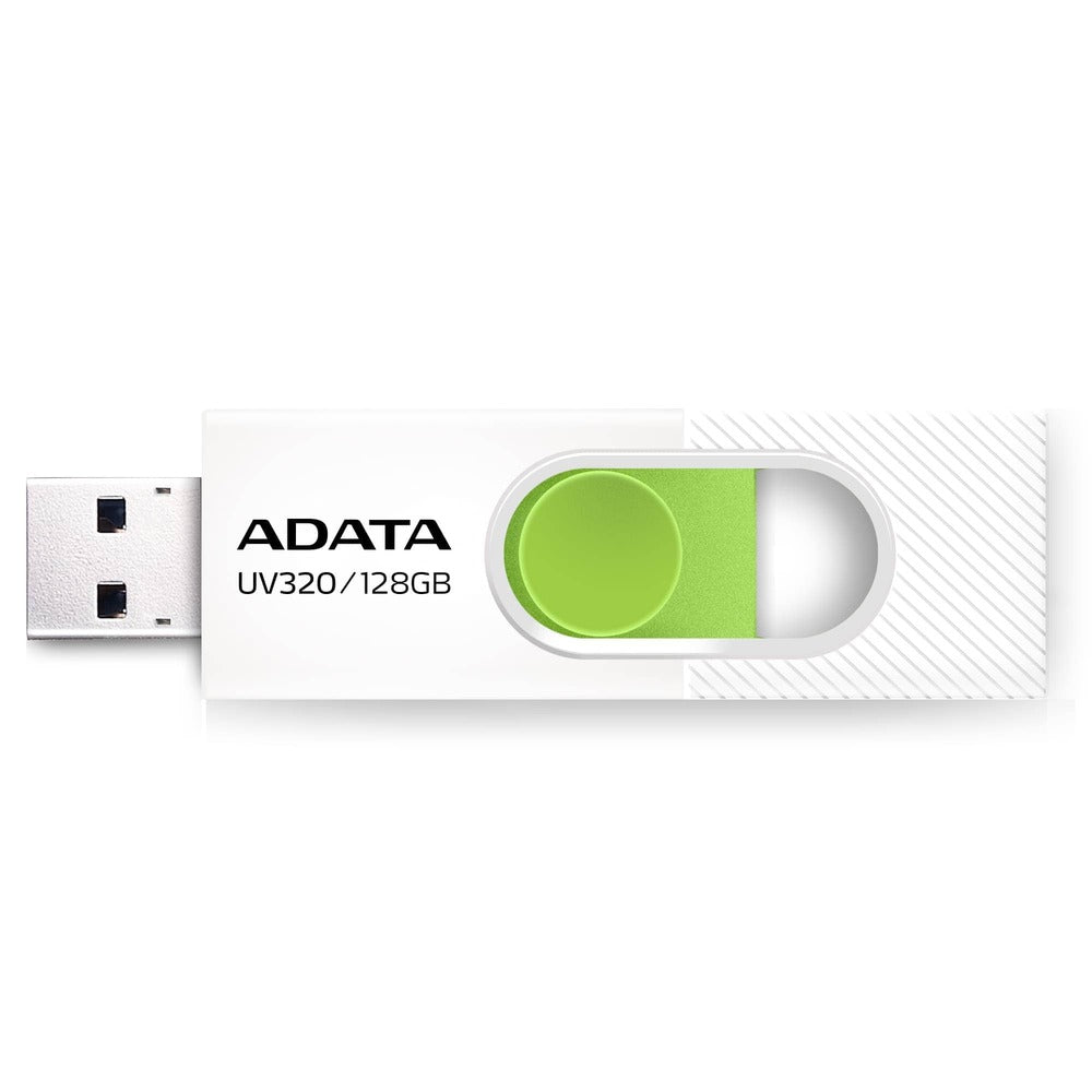 Memoria Flash Adata Uv320 128Gb Usb3.2 White-Green (Auv320-128G-Rwhgn)