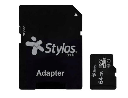 Memoria Micro Sd Stylos 64 Gb Uhs1 Con Adaptador Stmsda3B