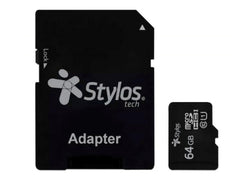 Memoria Micro Sd Stylos 64 Gb Uhs1 Con Adaptador Stmsda3B