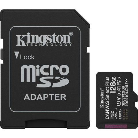 Memoria Micro Sdcs3 Kingston 128Gb Canvas Sel Plus G3 150Mb SDCS3/128GB