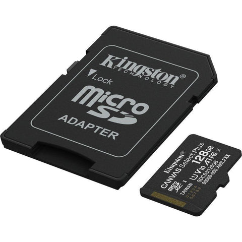 Memoria Micro Sdcs3 Kingston 128Gb Canvas Sel Plus G3 150Mb SDCS3/128GB