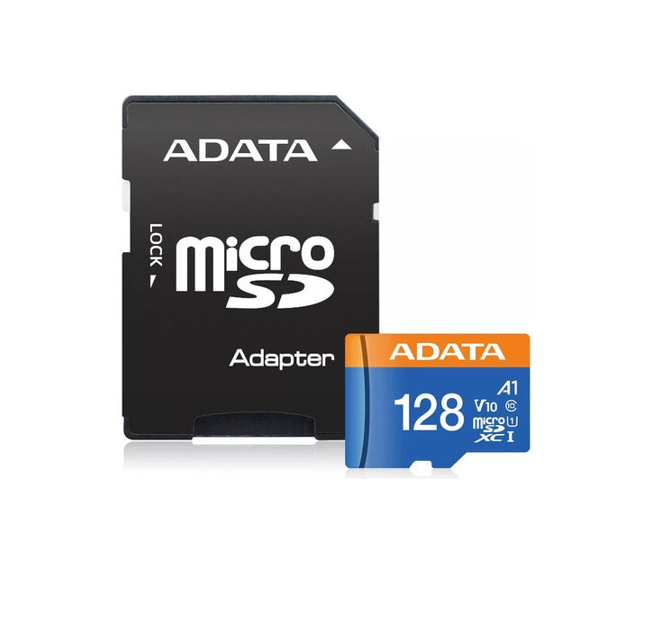 Memoria Micro Sdxc 128gb Adata Clase 10 Video Full Hd V10 - (Ausdx128guicl10a1-Ra1)