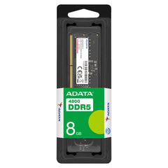 Memoria Ram Ddr5 Adata 4800Hz 8Gb Sodimm Cl40 1.1V (Ad5S48008G-S)