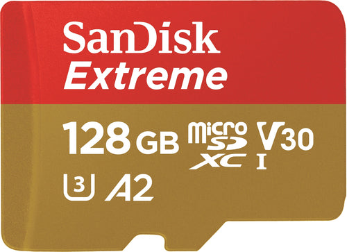 Memoria Sandisk Micro Sd Extreme 128Gb V30 A2 Con Adaptador (SDSQXAA-128G-GN6AA)