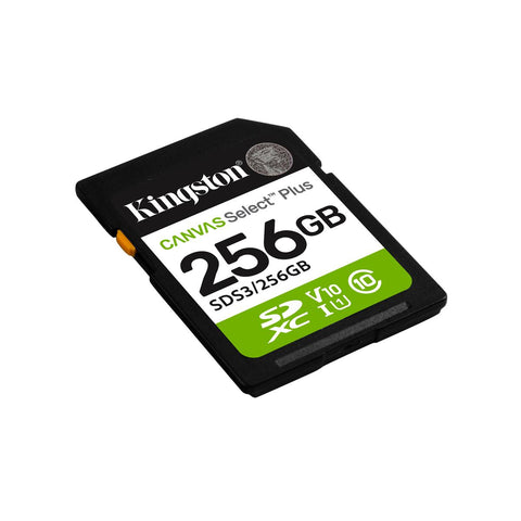 Memoria Sd Kingston Sdxc Canvas Slt 100Mb C10 UHS-I U1 V10 (SDS3/256GB)