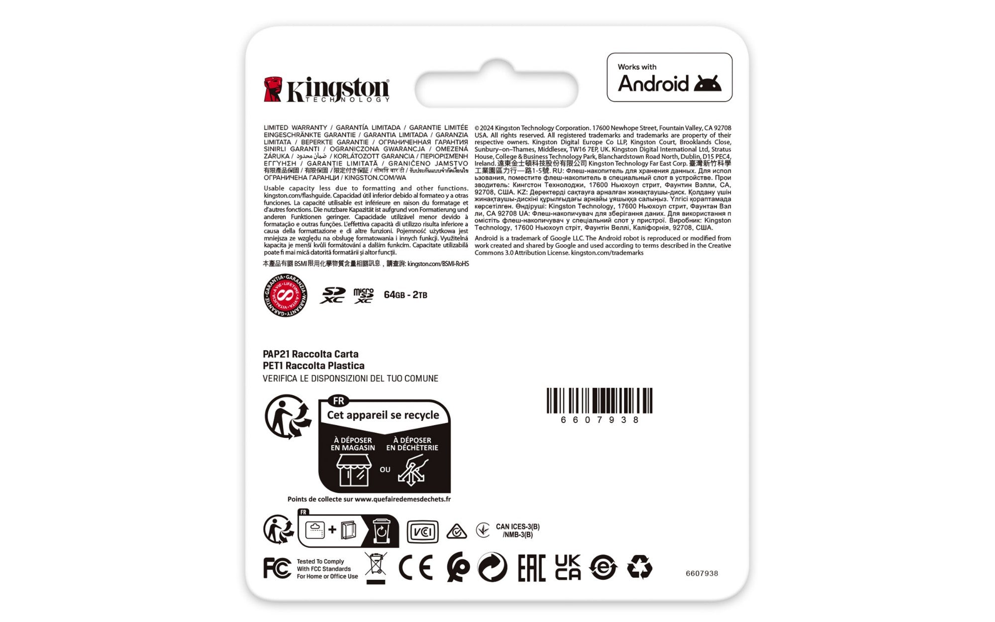Memoria Sdxc Kingston 1Tb Canvas Go Plus G4 C10 Uhs-I V30 (SDG4/1TB)