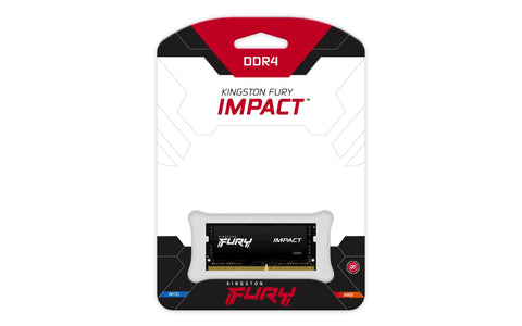 Memoria Sodimm Ddr4 Kingston Fury Impact 32Gb 3200Mhz (Kf432S20Ib/32)