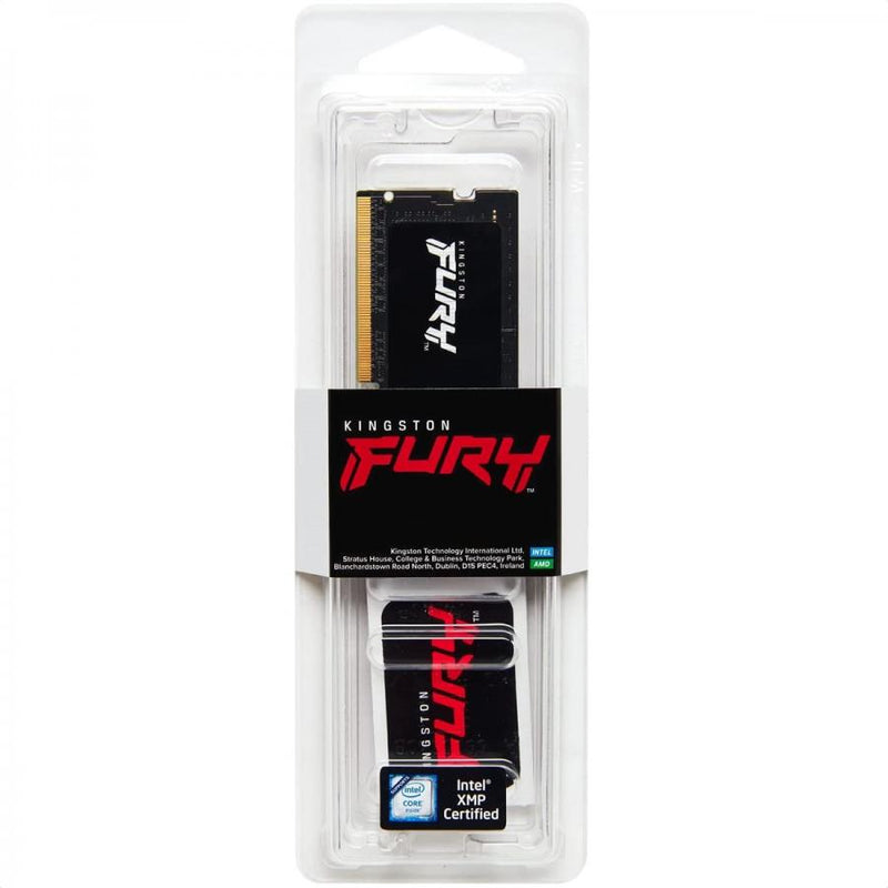 Memoria Sodimm Ddr5 Fury Impact 8Gb 4800Mhz Cl438 Pnp (KF548S38IB-8)