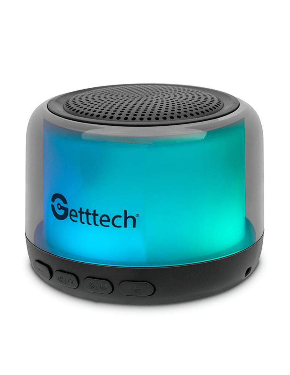 Mini Bocina Getttech Inalambrica Rgb Carga Tipo C (Gus-Etrbt-01)