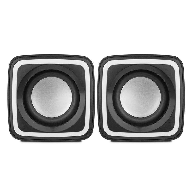 Mini Bocina Rgb 2.1 Con Control De Audio 3.5Mm Y Usb Gus-Esrwr-01
