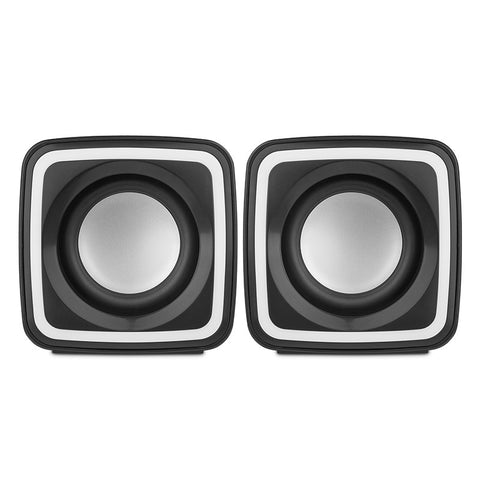 Mini Bocina Rgb 2.1 Con Control De Audio 3.5Mm Y Usb Gus-Esrwr-01