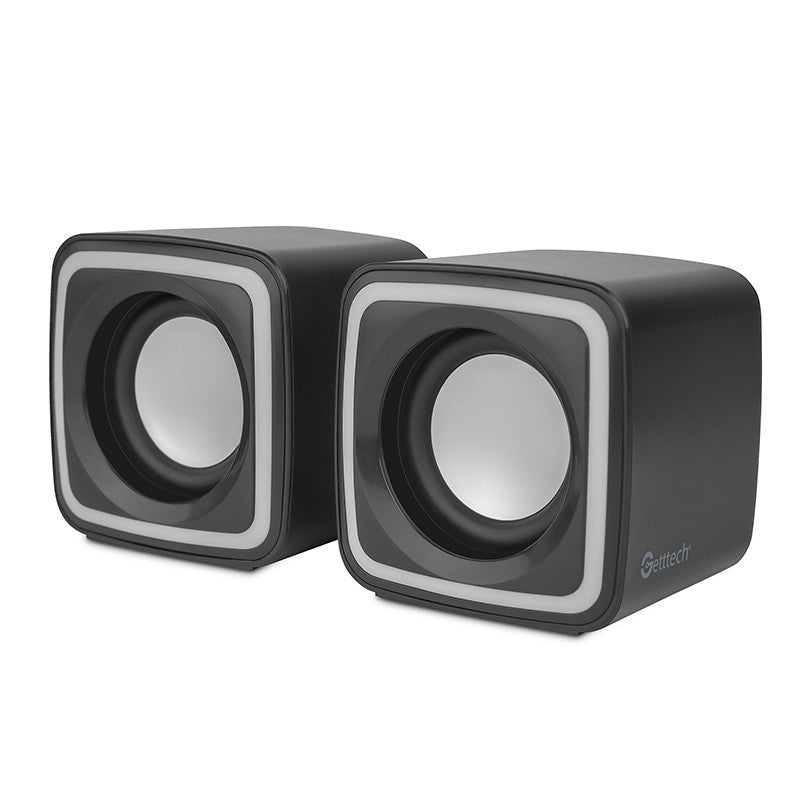 Mini Bocina Rgb 2.1 Con Control De Audio 3.5Mm Y Usb Gus-Esrwr-01