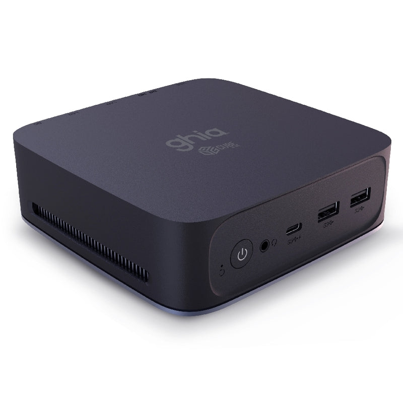 Mini PC GHIA GCube, Procesador Ryzen 3, 8 GB RAM, Almacenamiento 256GB SSD NVMe, Sin sistema