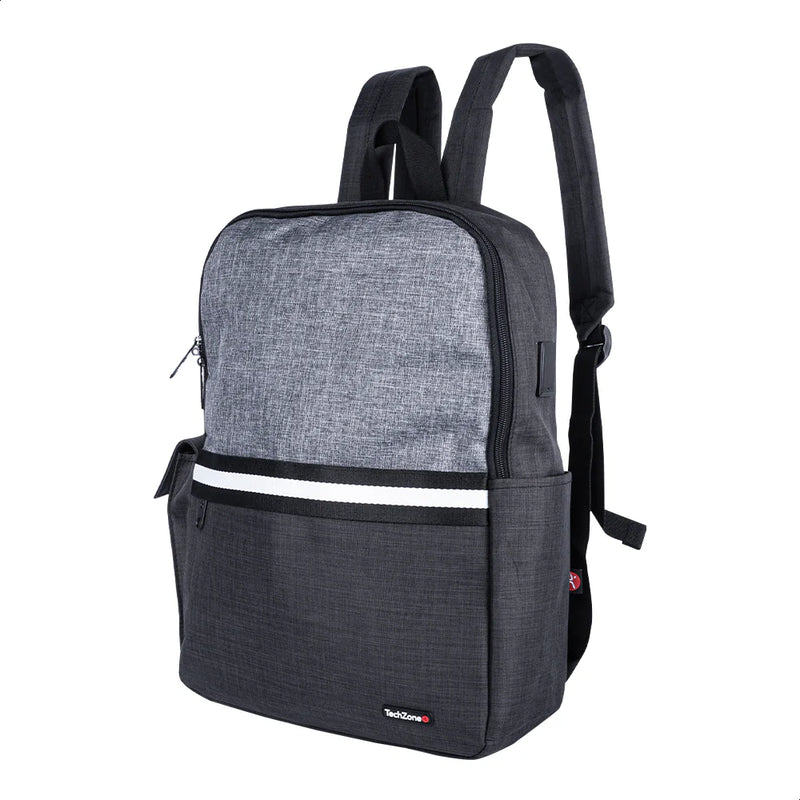 Mochila Backpack Tech Zone Glad Tz21Lbp01-B Para Laptop De 15.6"