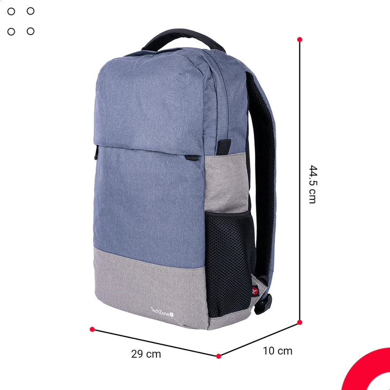 Mochila Backpack Tech Zone Strong Tz21Lbp07-B Para Laptop De 15.6"