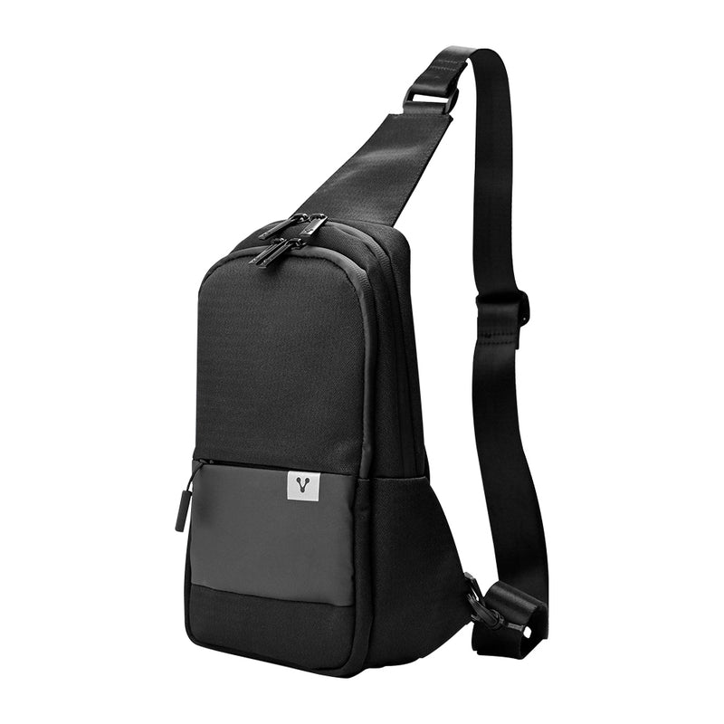 Mochila Pechera Cruzada Vorago Polyester Negra (CB-300)