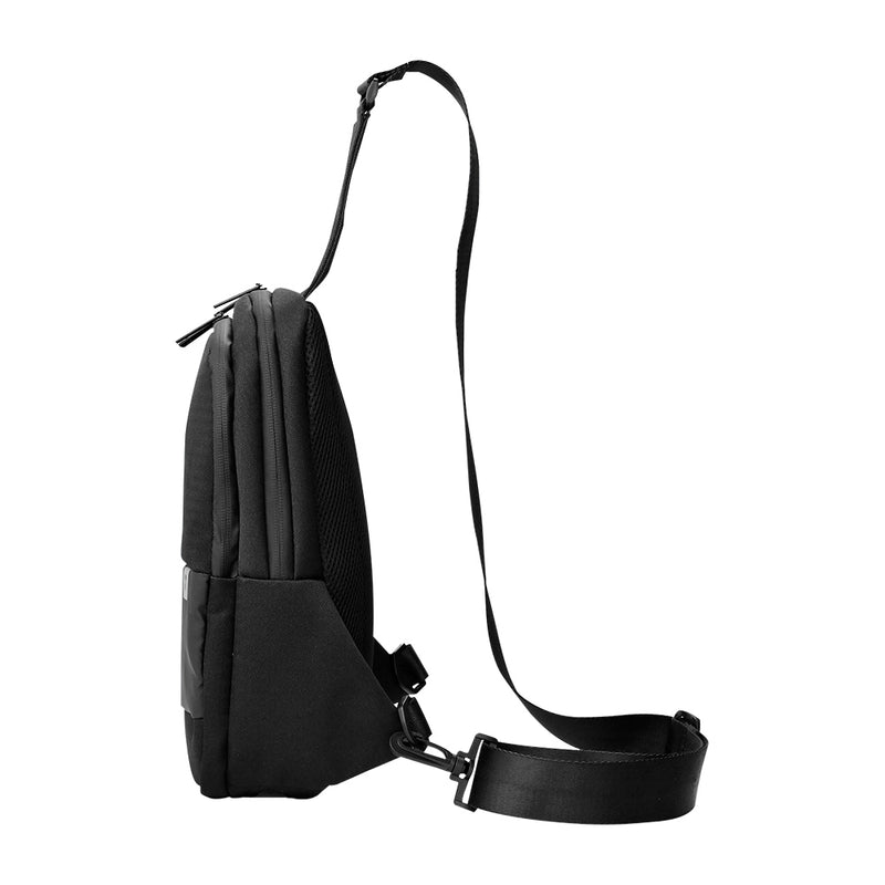 Mochila Pechera Cruzada Vorago Polyester Negra (CB-300)