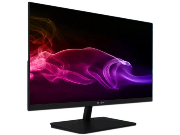 Monitor Acteck Captive Brite Cb195,23.8" , Plano, Full Hd, 75 Hz, Vga - Hdmi, Inclinación Ajustable
