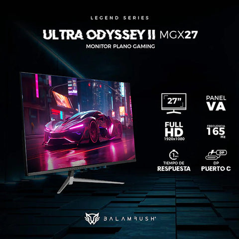 Monitor Balam Rush Ultra Odyssey Ii Mgx27 Panel Ips Full Hd 100Hz Plano