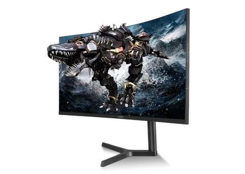 Monitor Curvo Lanix Lx340, 34 Pulgadas, 3440 X 1440 Pixeles, 5 Ms, Negro, Tasa De Refresco De 165 Hz, 2 Display Port, 1 Hdmi, Bocinas Integradas