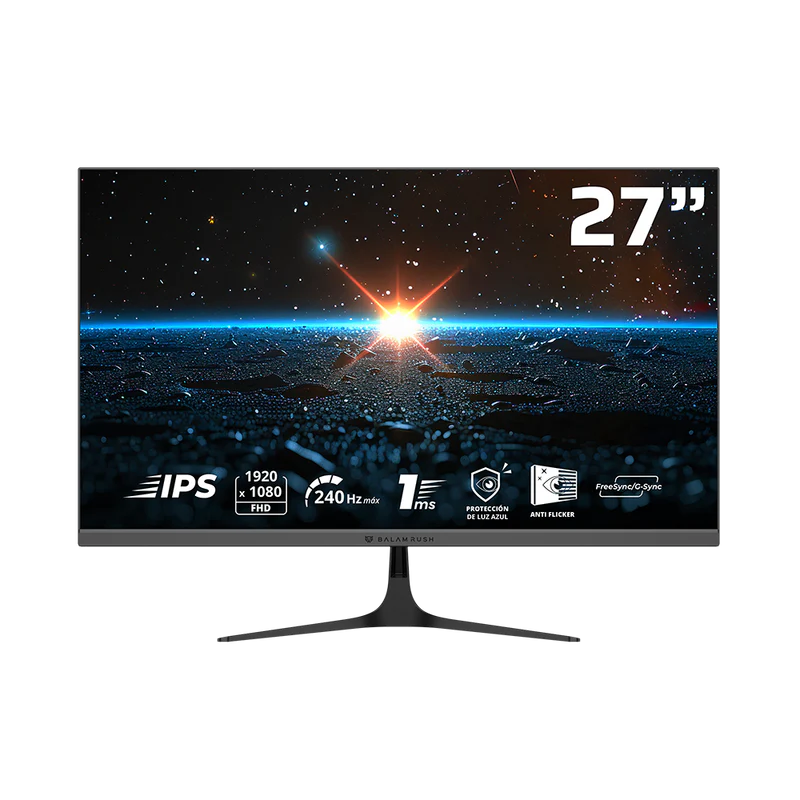 Monitor Gamer Balam Rush 27" IPS 240Hz 1ms Cosmos Edge MCE27P Negro