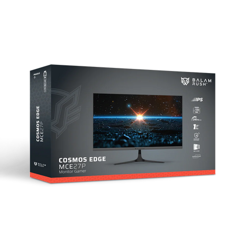 Monitor Gamer Balam Rush 27" IPS 240Hz 1ms Cosmos Edge MCE27P Negro