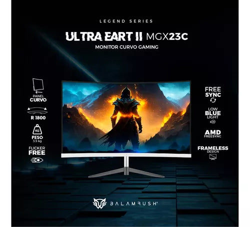 Monitor Gamer Curvo Balam Rush 23.8 Pulgada Mgx23c 165hz 1ms