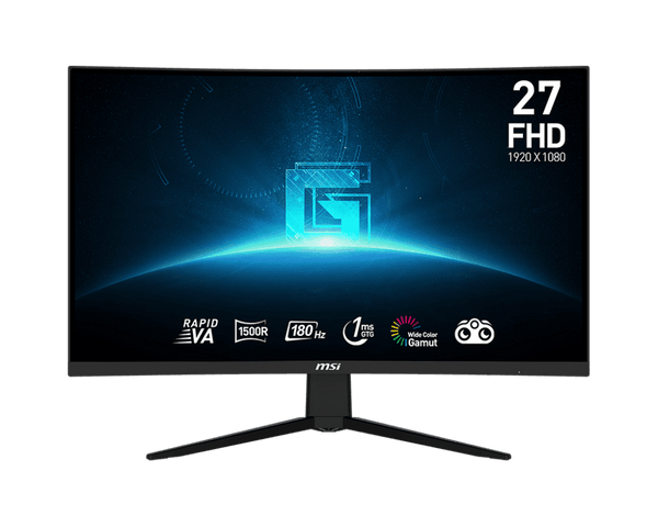 Monitor Msi G27C3F Curvo 27" Fhd 1Ms Gtg, AMD FreeSync, Gaming, 1500R