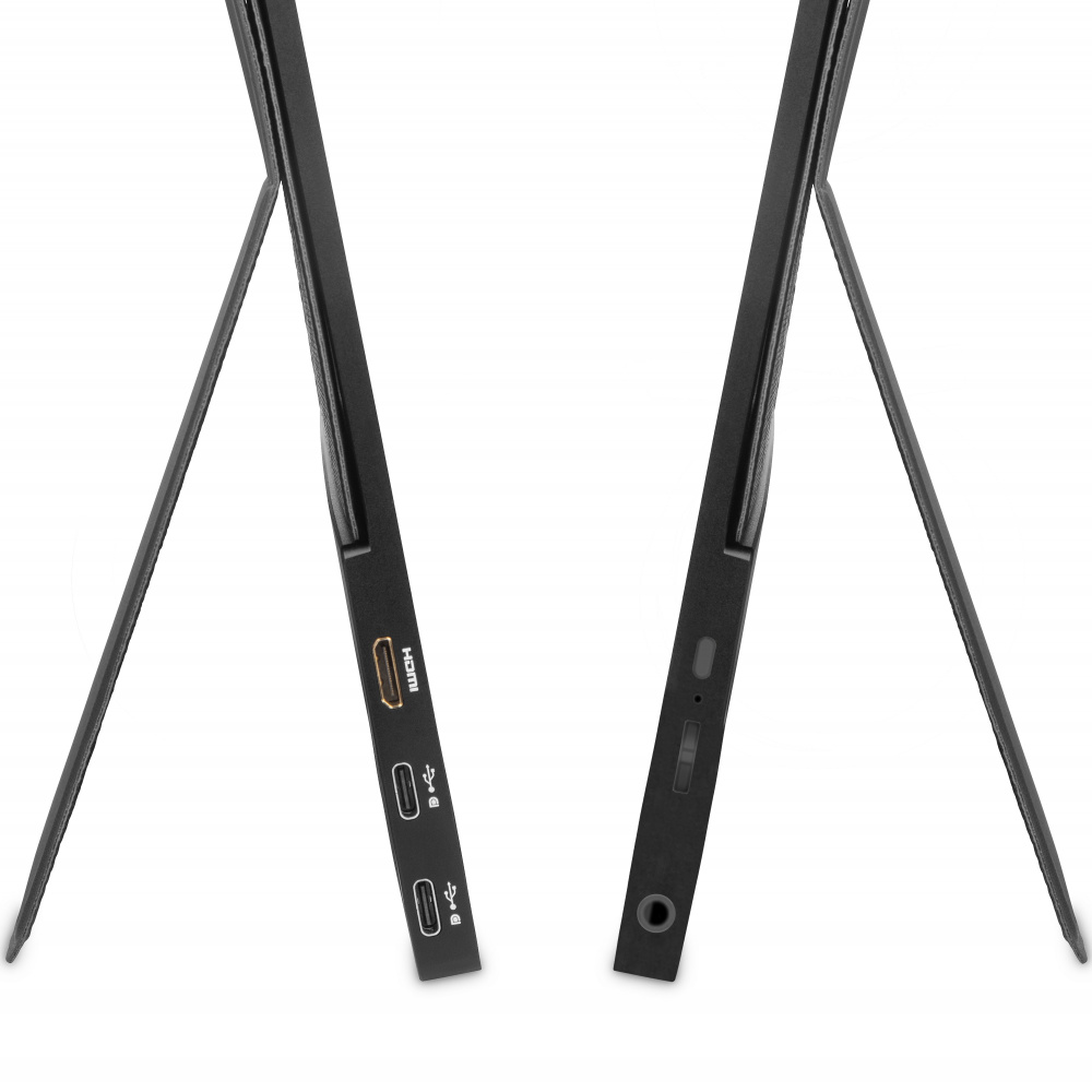 Monitor Portátil Qian 15.6", FULL HD, Panel Ips, Mini HDMI - QMP-IP16S