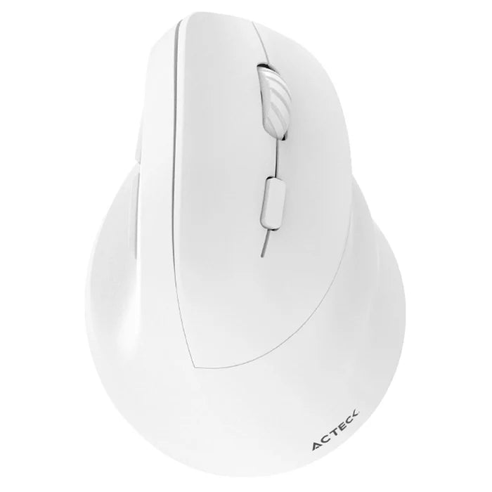 Mouse Acteck Vertical Fitt Mi520 Bt Recargable Blanco (Ac-936231)