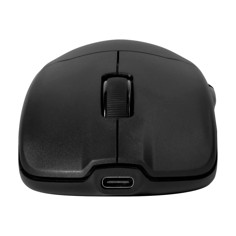 Mouse Game Factor Inalambrico Wireless 2.4G+Bt, Pixart 3395, 26K Dpi, 4K Hz Base Rgb 56G (Mow800-Bk)