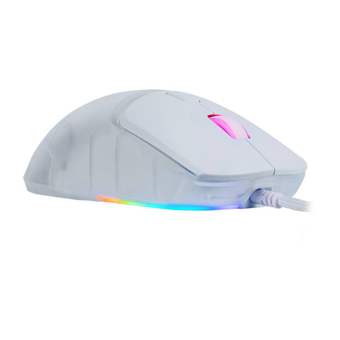 Mouse Gamer Game Factor Mog530-Wh Rgb Sensor Pixart 3327 12,000 Dpi 6200 Fps Con Software Blanco