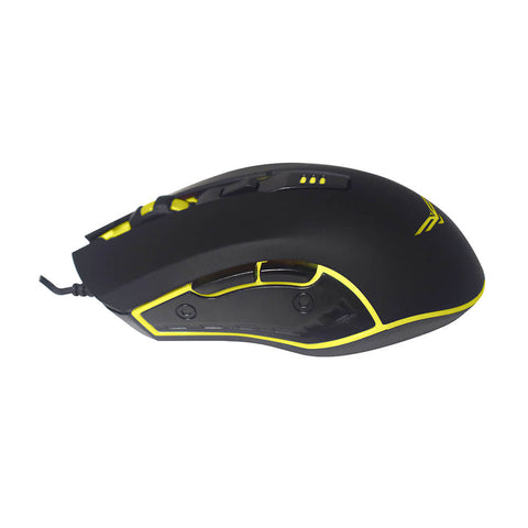 Mouse Gamer Horus Naceb Technology NA-0937, Alámbrico, 1000/1600/2400/3200 DPI's, Negro