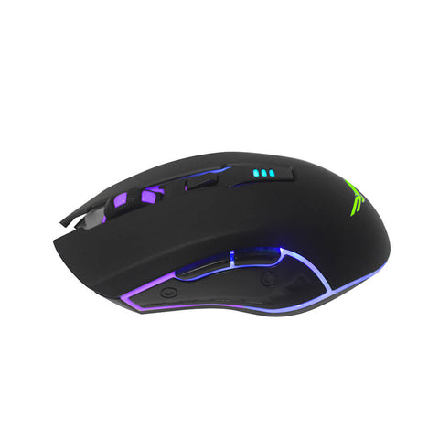 Mouse Gamer Horus Naceb Technology NA-0937, Alámbrico, 1000/1600/2400/3200 DPI's, Negro