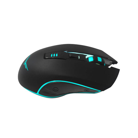 Mouse Gamer Horus Naceb Technology NA-0937, Alámbrico, 1000/1600/2400/3200 DPI's, Negro