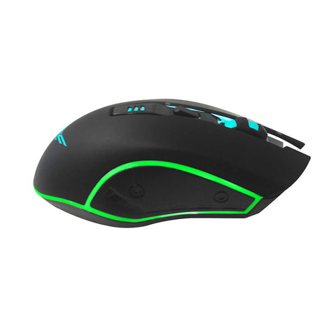 Mouse Gamer Horus Naceb Technology NA-0937, Alámbrico, 1000/1600/2400/3200 DPI's, Negro