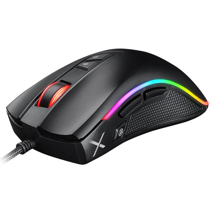 Mouse Gamer Xzeal Óptico,4000 Dpi, Negro (XZMX900S)