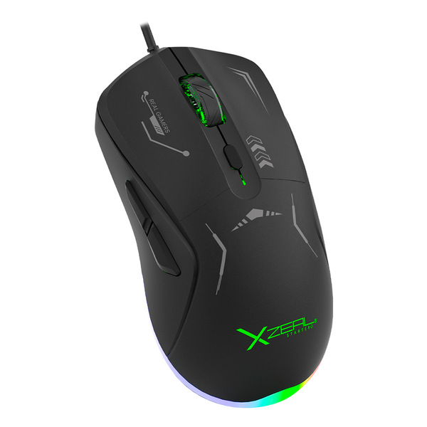 Mouse Gamer Xzeal Xst-401 7200 Dpi Rgb Usb Negro (Xsamga2B)