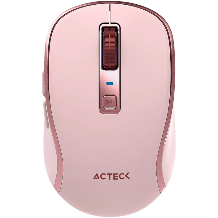 Mouse Inalambrico 2.4hz Optimize Trip Pro MI580 Advanced Series Conexión USB Dongle 2.4ghz, Conexión Bluetooth, 6 Botones + Scroll