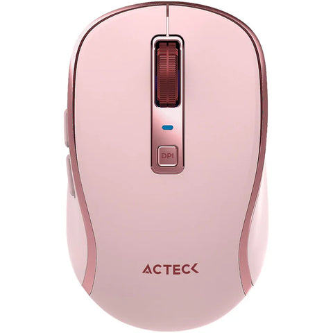 Mouse Inalambrico 2.4hz Optimize Trip Pro MI580 Advanced Series Conexión USB Dongle 2.4ghz, Conexión Bluetooth, 6 Botones + Scroll