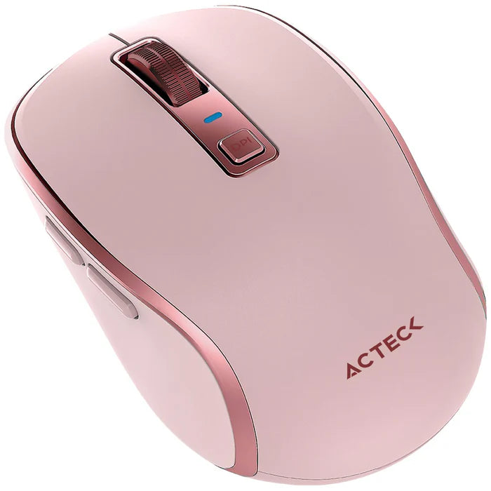 Mouse Inalambrico 2.4hz Optimize Trip Pro MI580 Advanced Series Conexión USB Dongle 2.4ghz, Conexión Bluetooth, 6 Botones + Scroll
