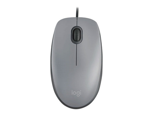 Mouse Logitech M110 Optico Usb 1,000 Dpi Silent Gray (910-006757)