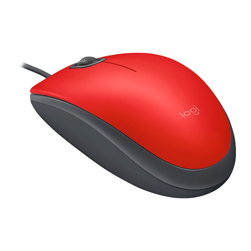 Mouse Logitech M110 Optico Usb 1,000 Dpi Silent Red (910-006755)