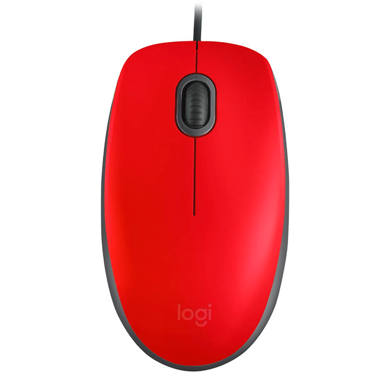 Mouse Logitech M110 Optico Usb 1,000 Dpi Silent Red (910-006755)