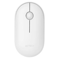 Mouse Ultra Delgado Acteck Edge Mi460 Inalambrico Blanco (Ac-934114)