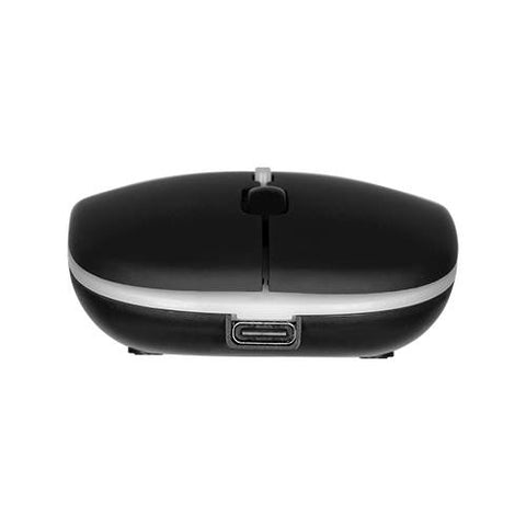 Mouse Vorago Inalambrico 2.4 Ghz Hasta 1600 Dpi Recargable Negro Rgb MO-307